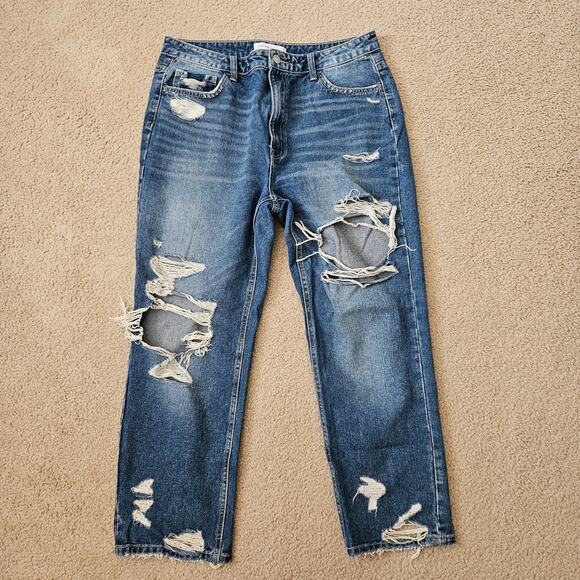 Flying Monkey Straight Crop jeans 30 - Picture 1 of 6